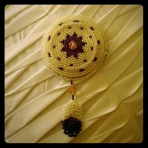 Native American Beaded Hairpiece